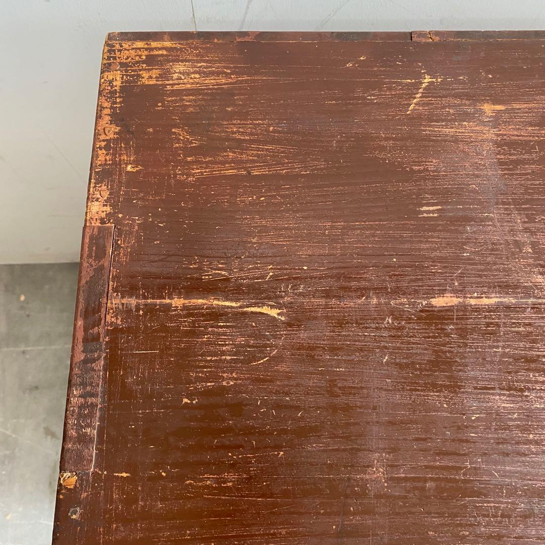 ヴィンテージ ガラス戸棚 キャビネット 水屋箪笥 昭和レトロ 無垢材 z505