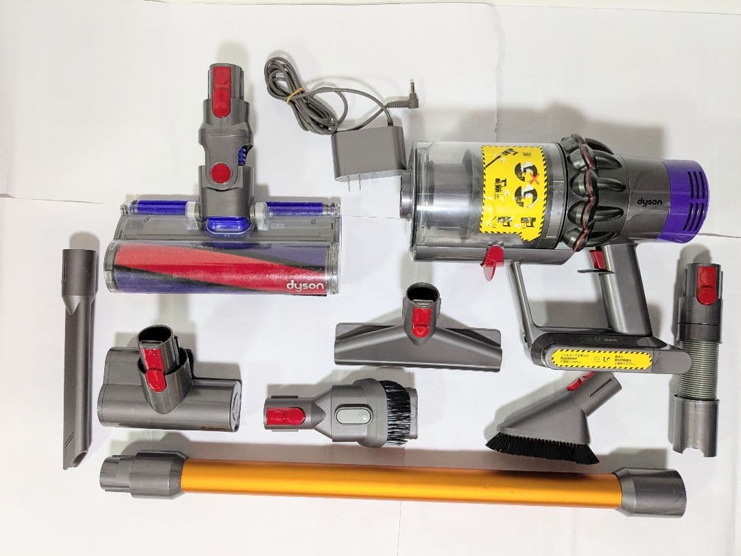 【35分稼働】ダイソン掃除機V10 フルセット　動作品　①