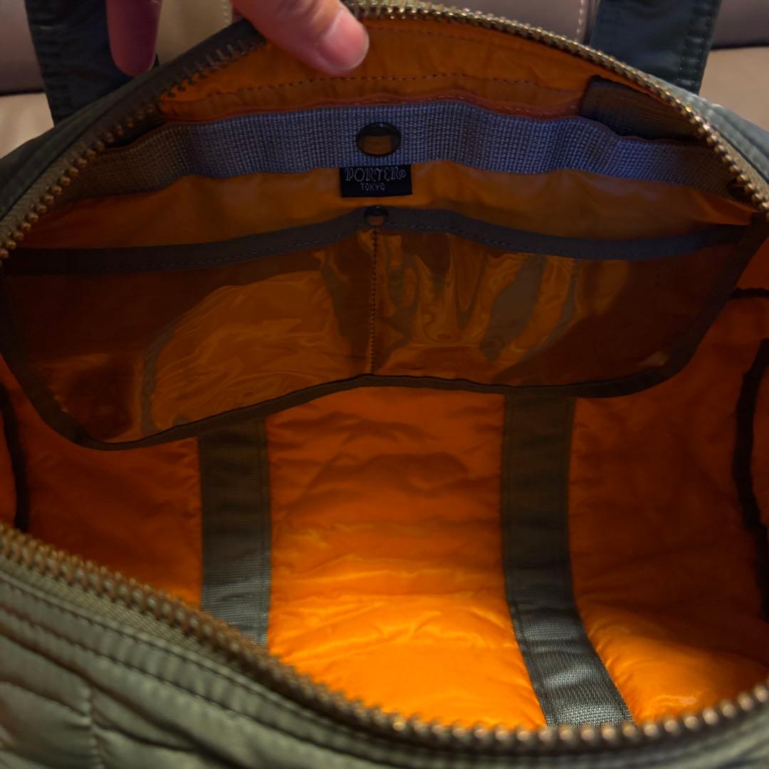 タンカー ドラムバッグ セージグリーン 美品