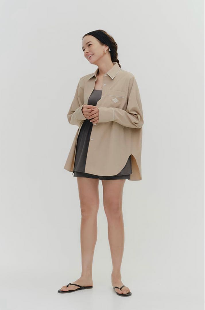 新品⭐︎yoriペプラムフレアスイムウェアセット【2025SP】チャコール36