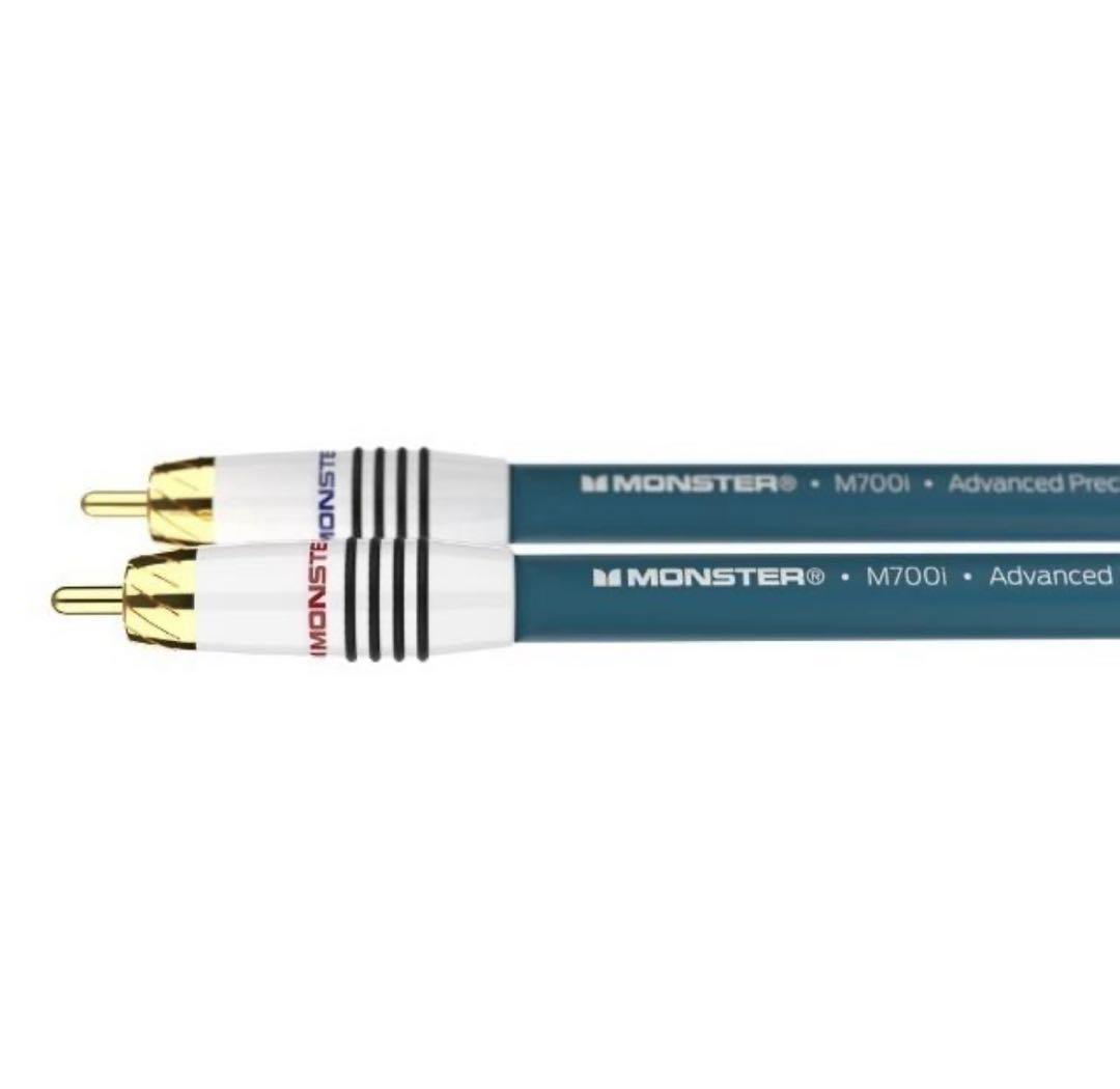 モンスターケーブル　M700i-3.0メートルRCAケーブル　×2セット