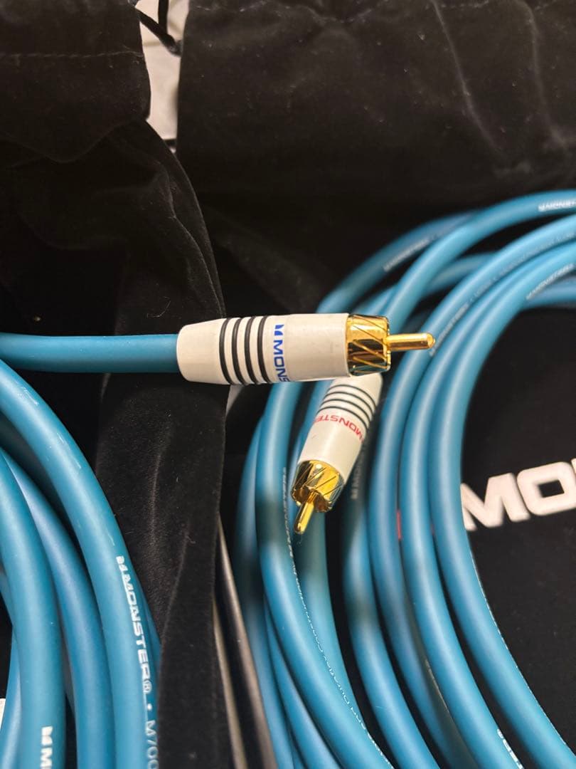 モンスターケーブル　M700i-3.0メートルRCAケーブル　×2セット