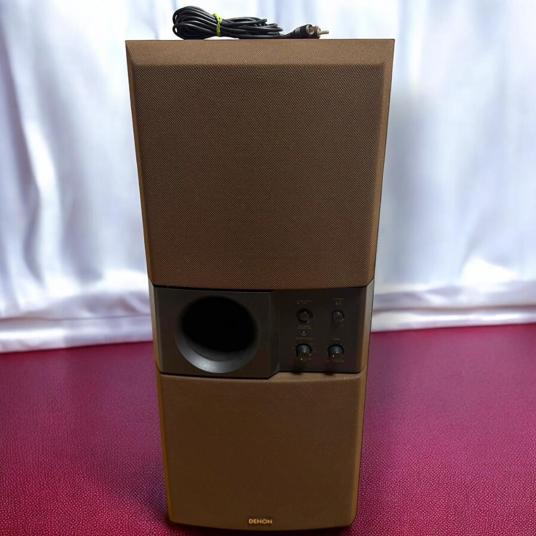 ☆送料無料 美品 DENON デノン DSW-555 ウーファー 木目