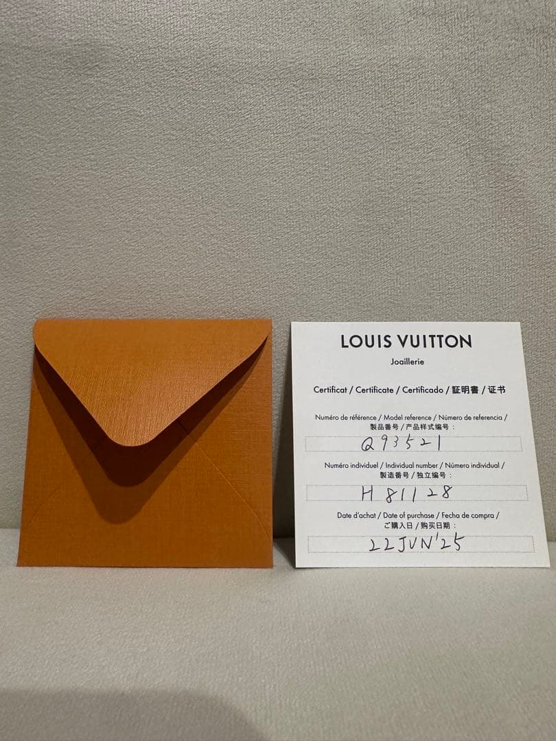 【新品未使用】Louis Vuitton フラワーモチーフ ネックレス