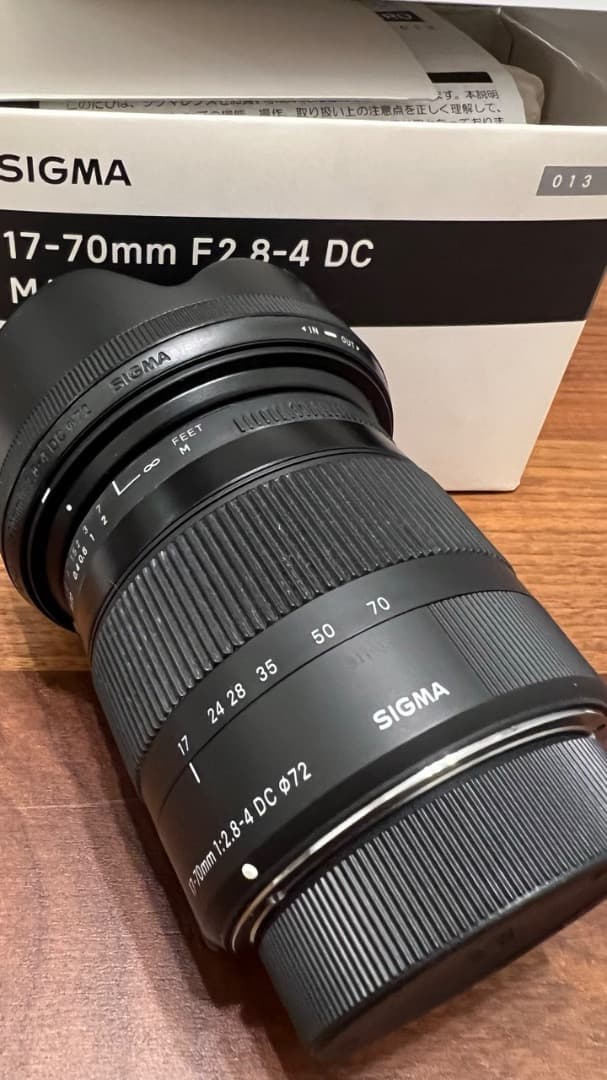 レンズ(ズーム) SIGMA 17-70mm F2.8-4 DC Macro Nikon F