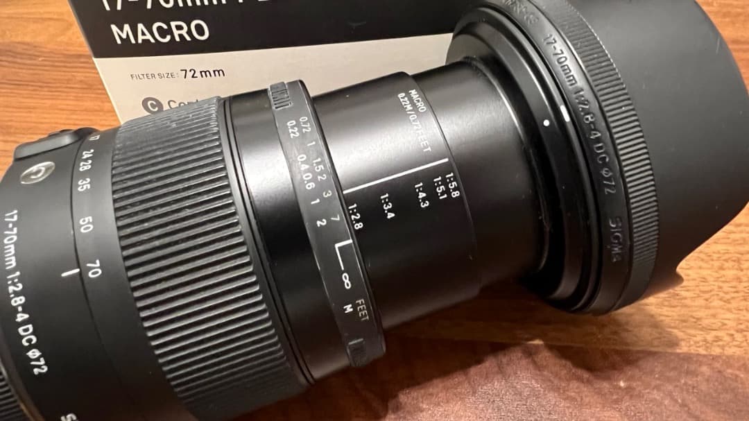 レンズ(ズーム) SIGMA 17-70mm F2.8-4 DC Macro Nikon F