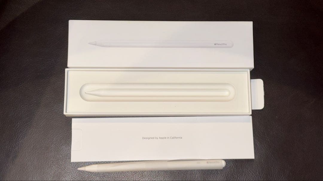【ほぼ新品・箱あり】Apple Pencil Pro（刻印あり）最新モデル