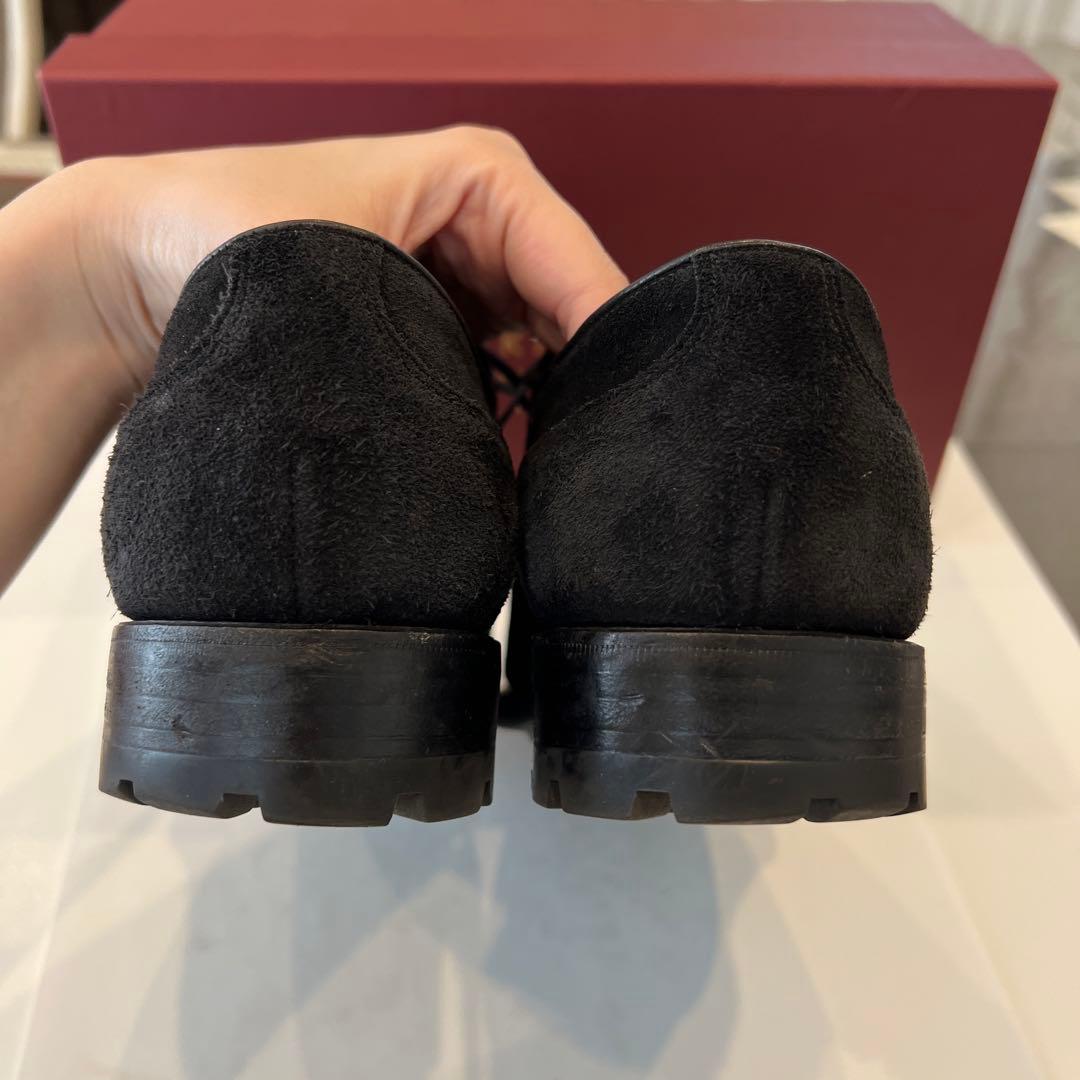 【近日削除】CARMINA Uチップダービー（カーフスエード フォレスト）