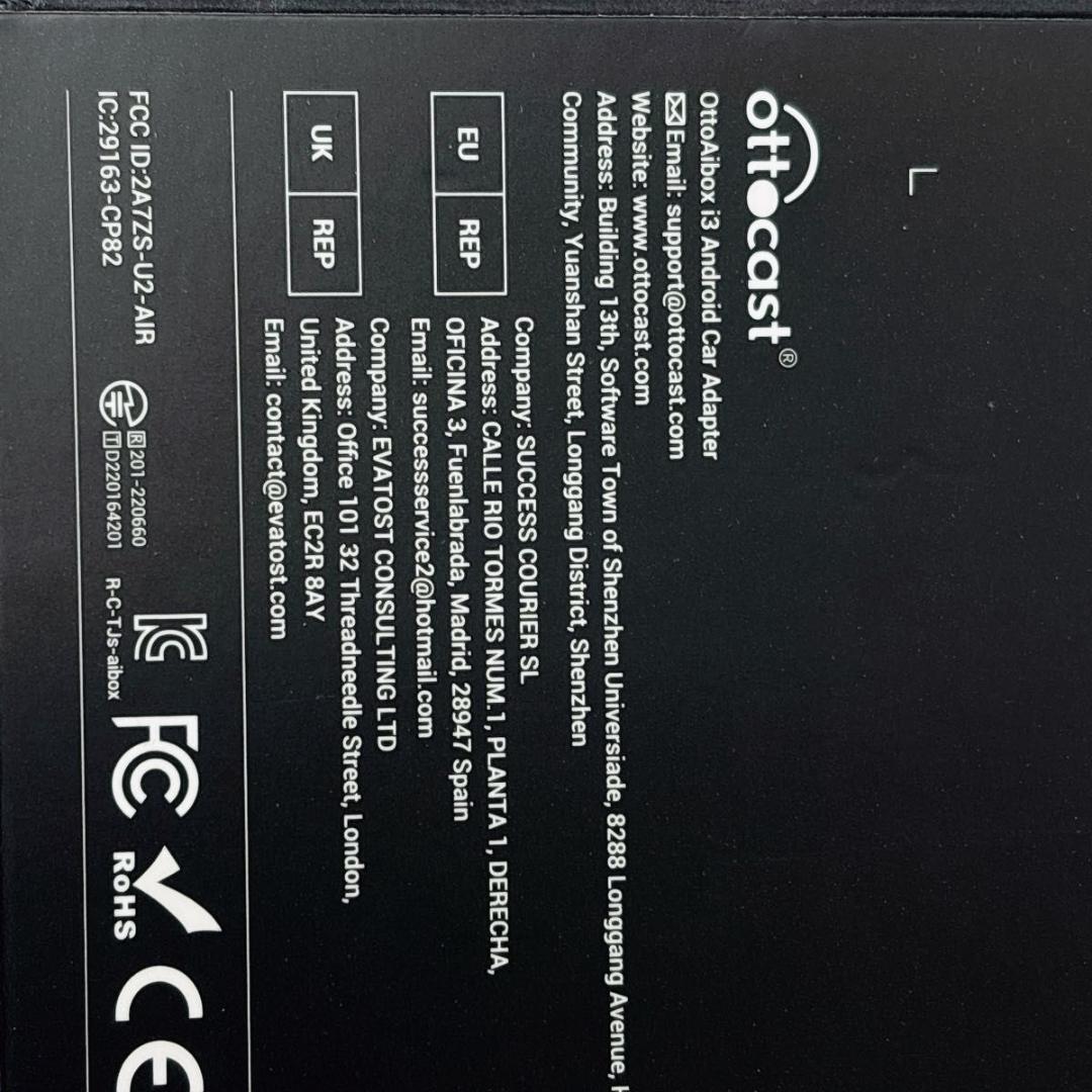 ottocast OttoAibox i3ワイヤレスAiBox [新品、未使用]