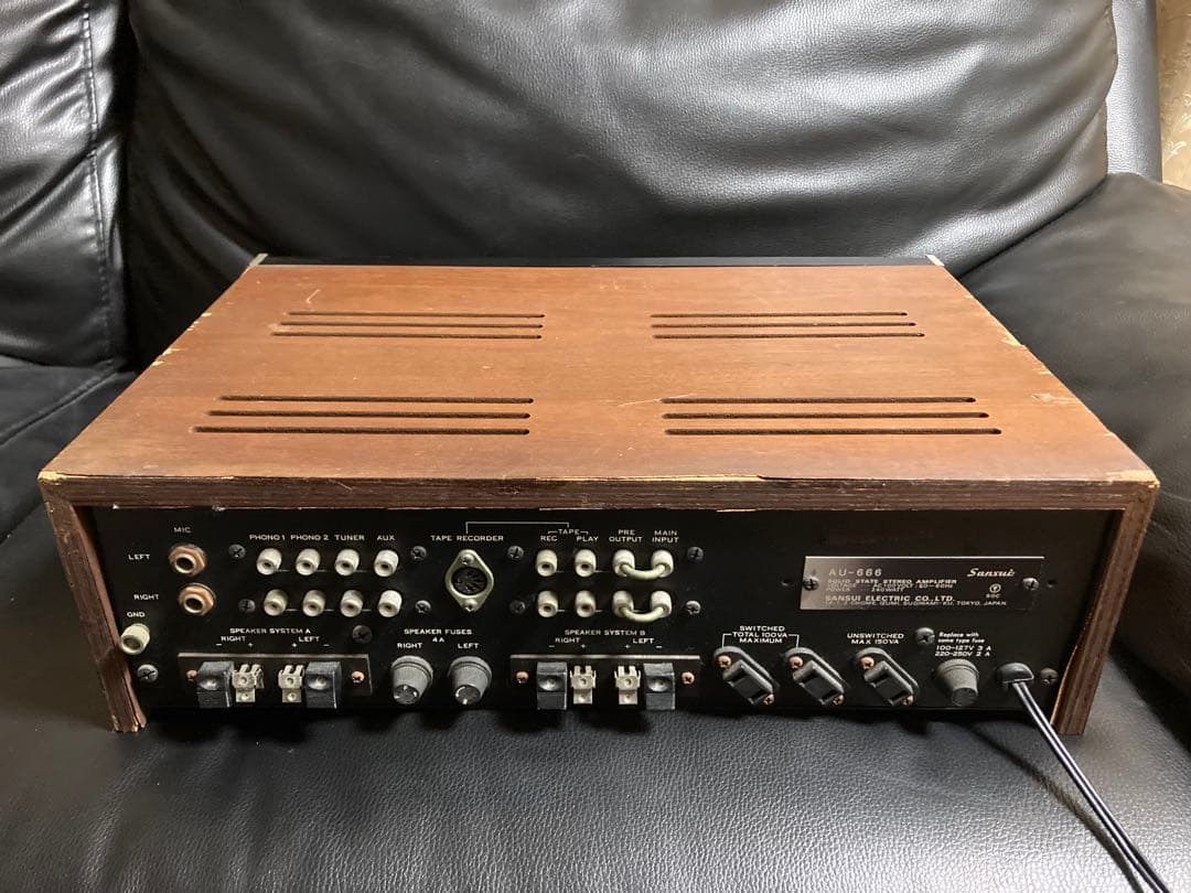 Sansui AU-666 山水プリメインアンプ