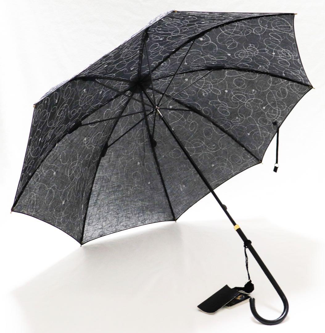 《フォックスアンブレラ》新品 英国王室御用達 英国製 上品刺繍 高級長傘 日傘