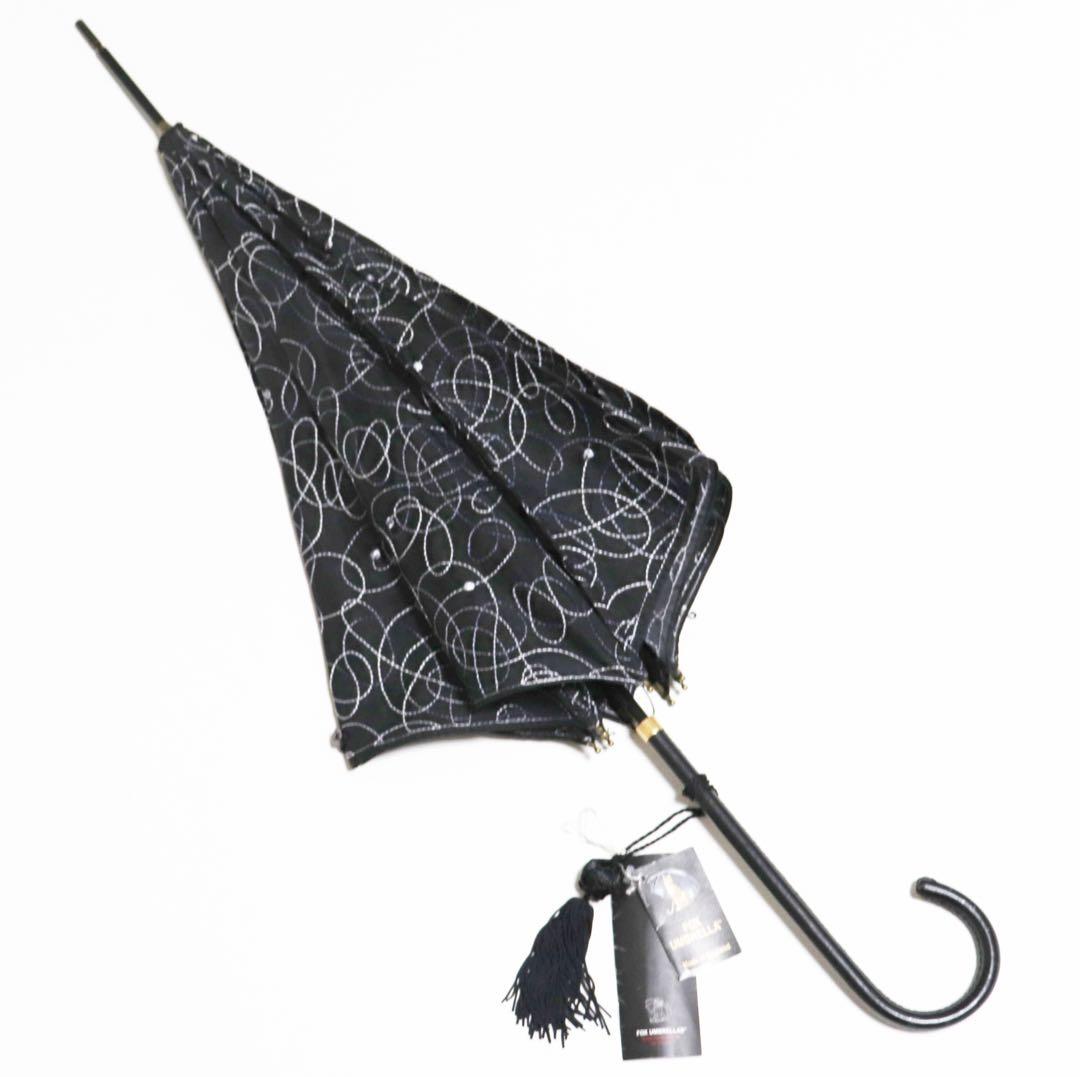 《フォックスアンブレラ》新品 英国王室御用達 英国製 上品刺繍 高級長傘 日傘