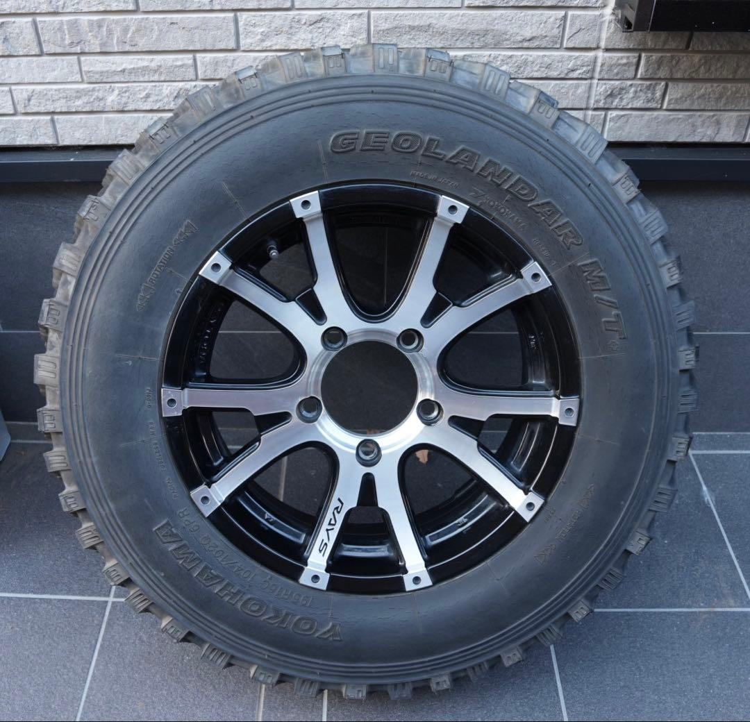 ジムニー背面タイヤ用　GEOLANDAR M/T 16インチセット