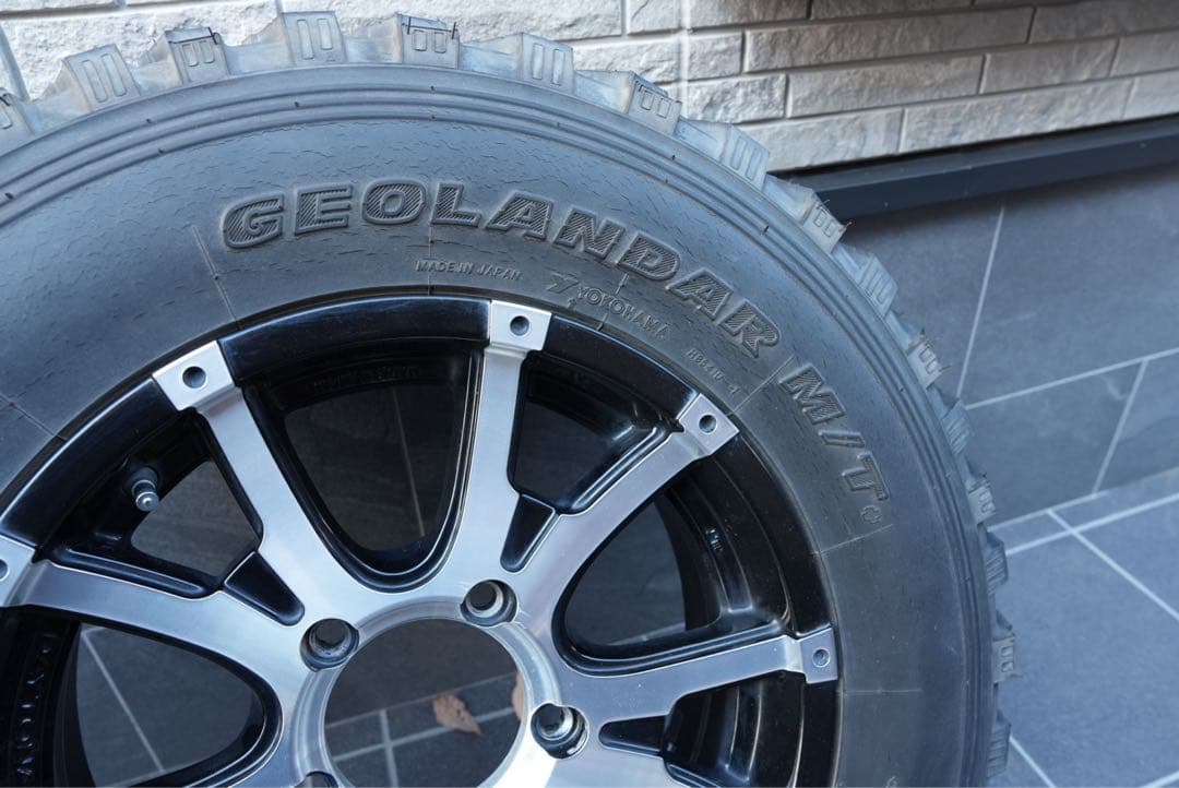 ジムニー背面タイヤ用　GEOLANDAR M/T 16インチセット