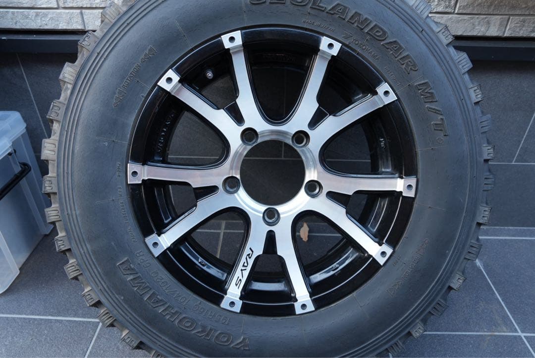 ジムニー背面タイヤ用　GEOLANDAR M/T 16インチセット