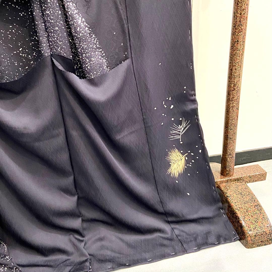 正絹訪問着　新品　仮エバ　未仕立て品