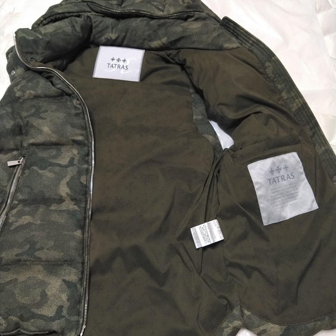 TATRAS ダウン ベスト フード パーカー タトラス 迷彩02