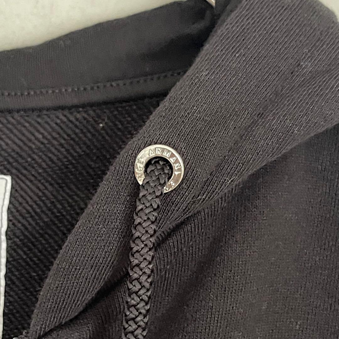 【美品】アルマーニエクスチェンジ　スタッズICON　ジップアップスウェットパーカ