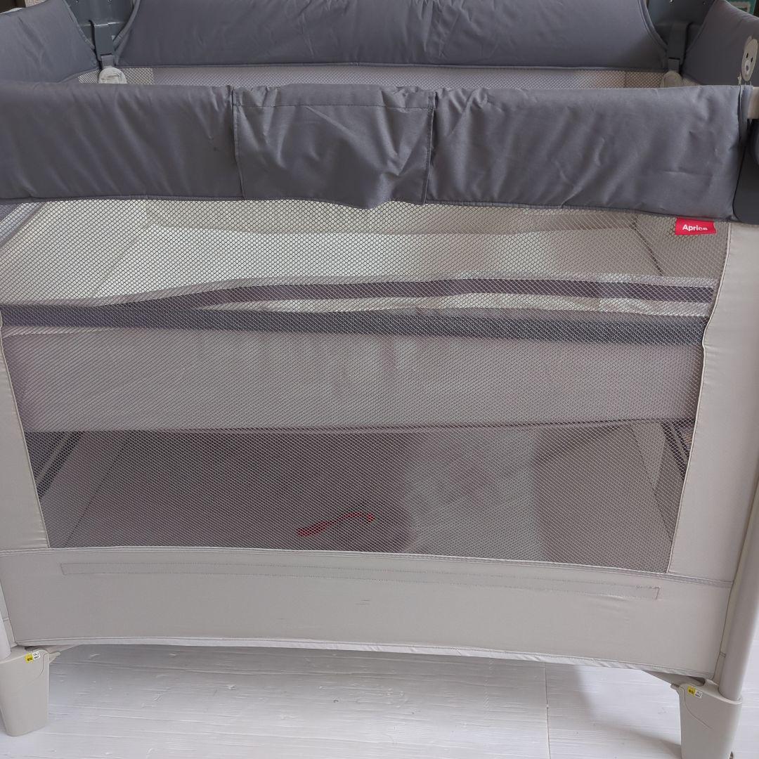 【最上位モデル】 Apricaベビーベッド ココネルエアー グレーベアー