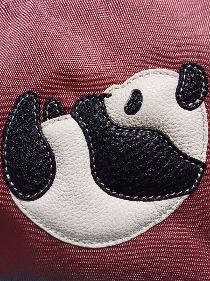 IBIZA　イビサ　バッグチャーム　マスコット パンダチャーム付きポーチ