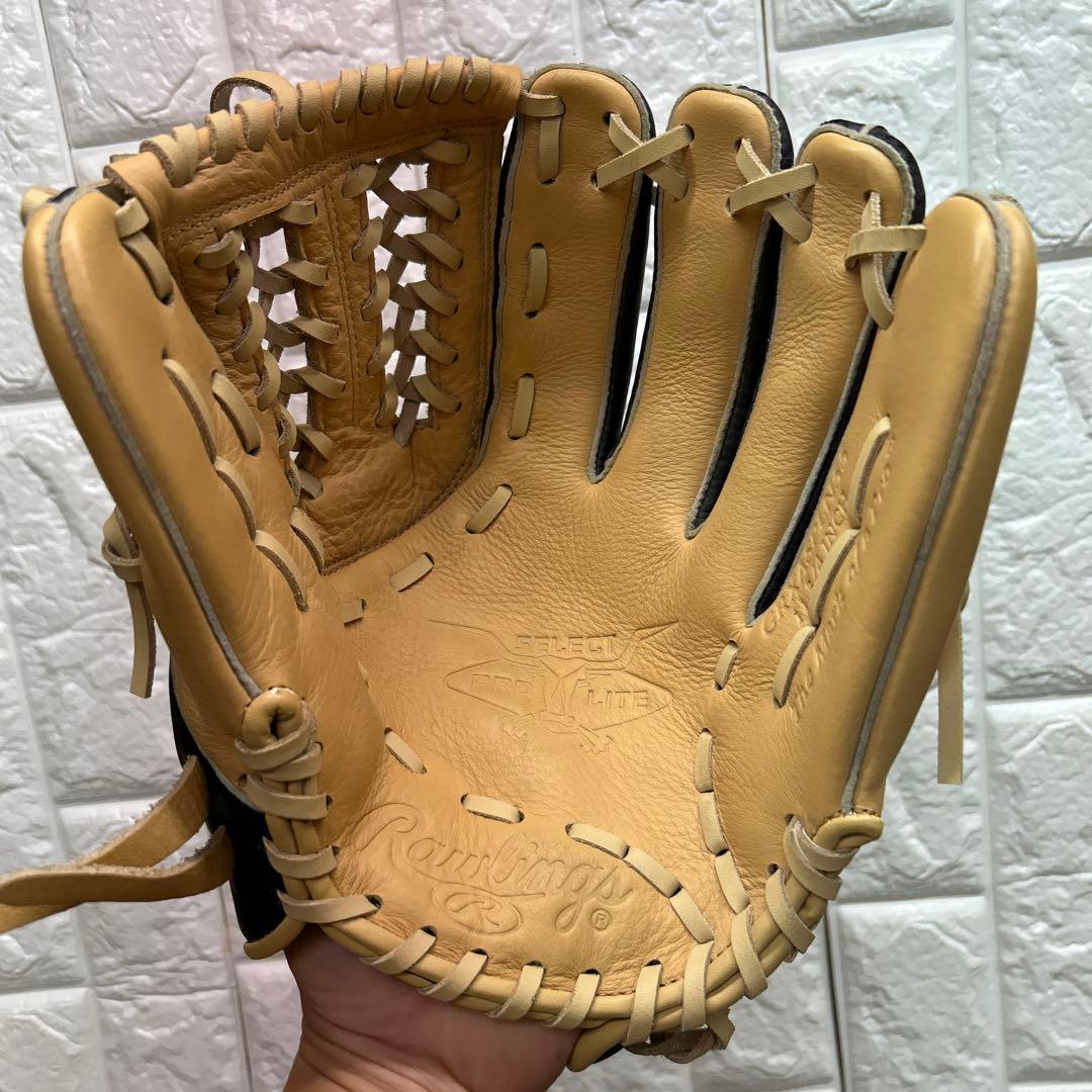 【美品】野球 グローブ 軟式 一般 内野手 外野手 Rawlings