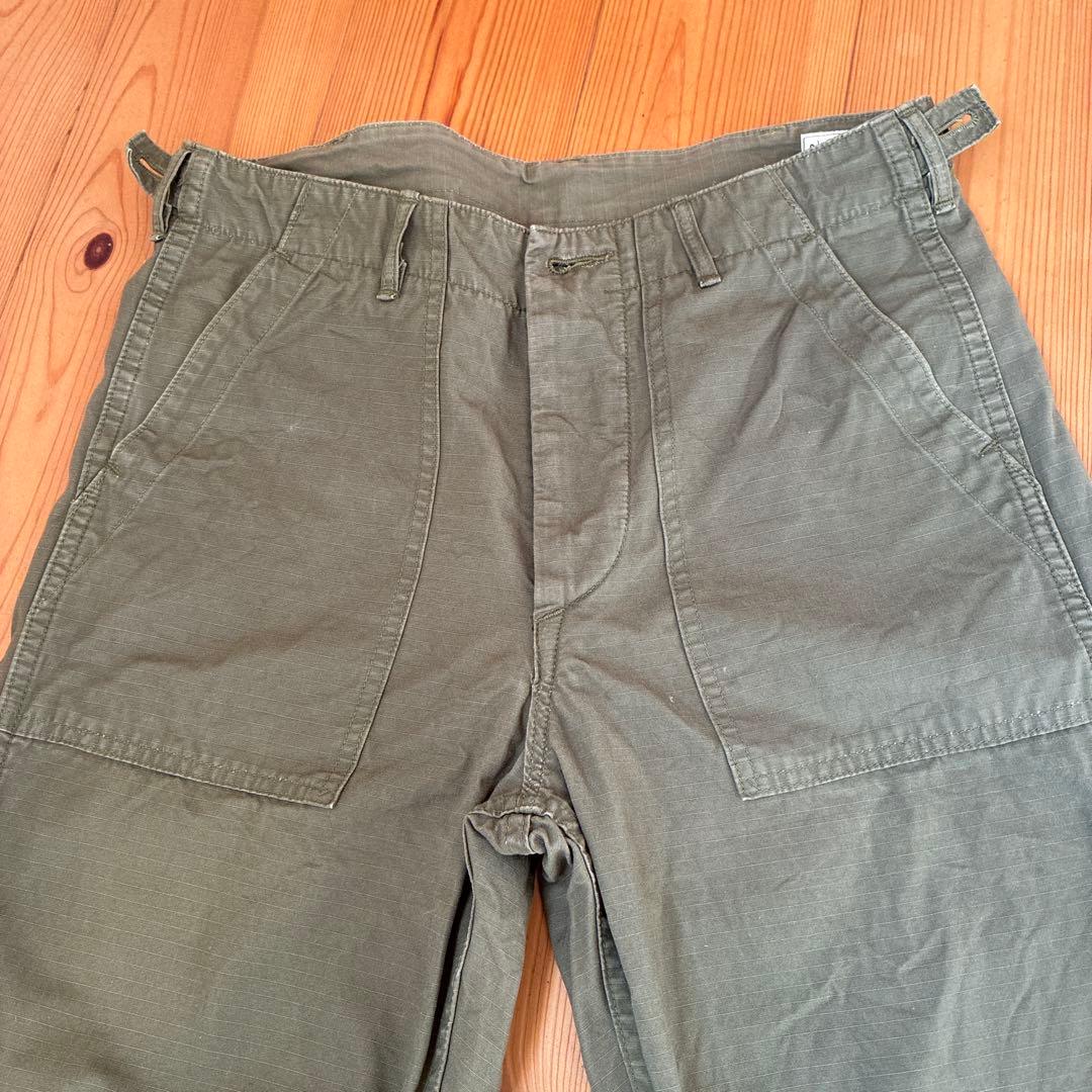 S*S様 orSlow オアスロウ リップストップ ベイカーパンツ ファティーグ