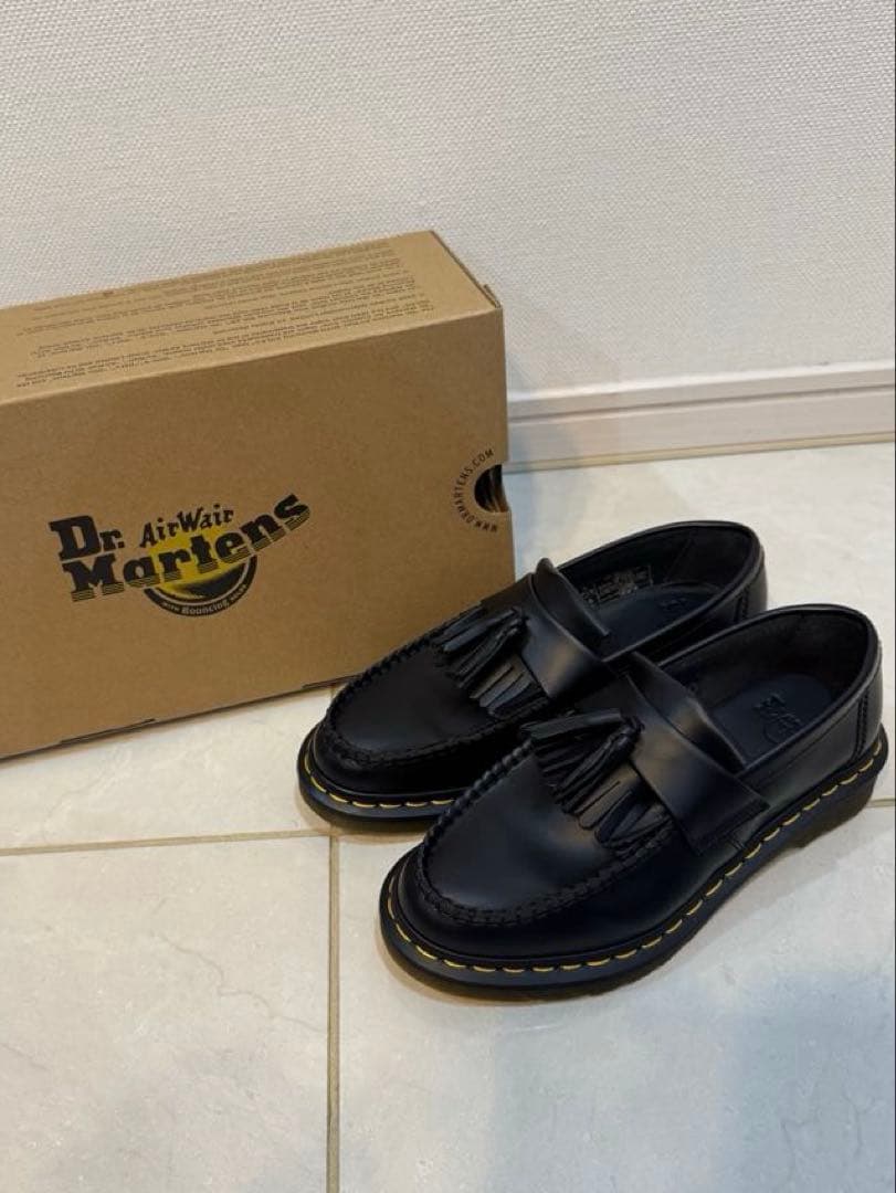 Dr. Martens ADRIAN タッセルローファーイエローステッチ　UK4