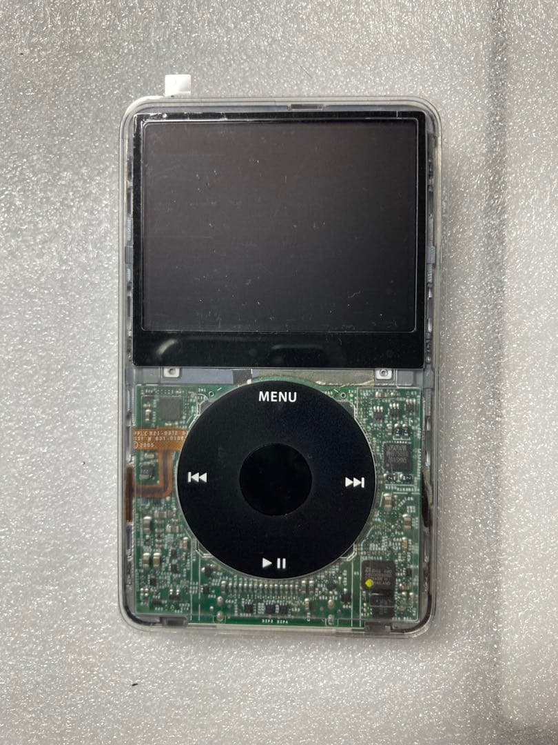 iPod classic 5.5世代　80GB 動作OK スケルトンマスク交換済