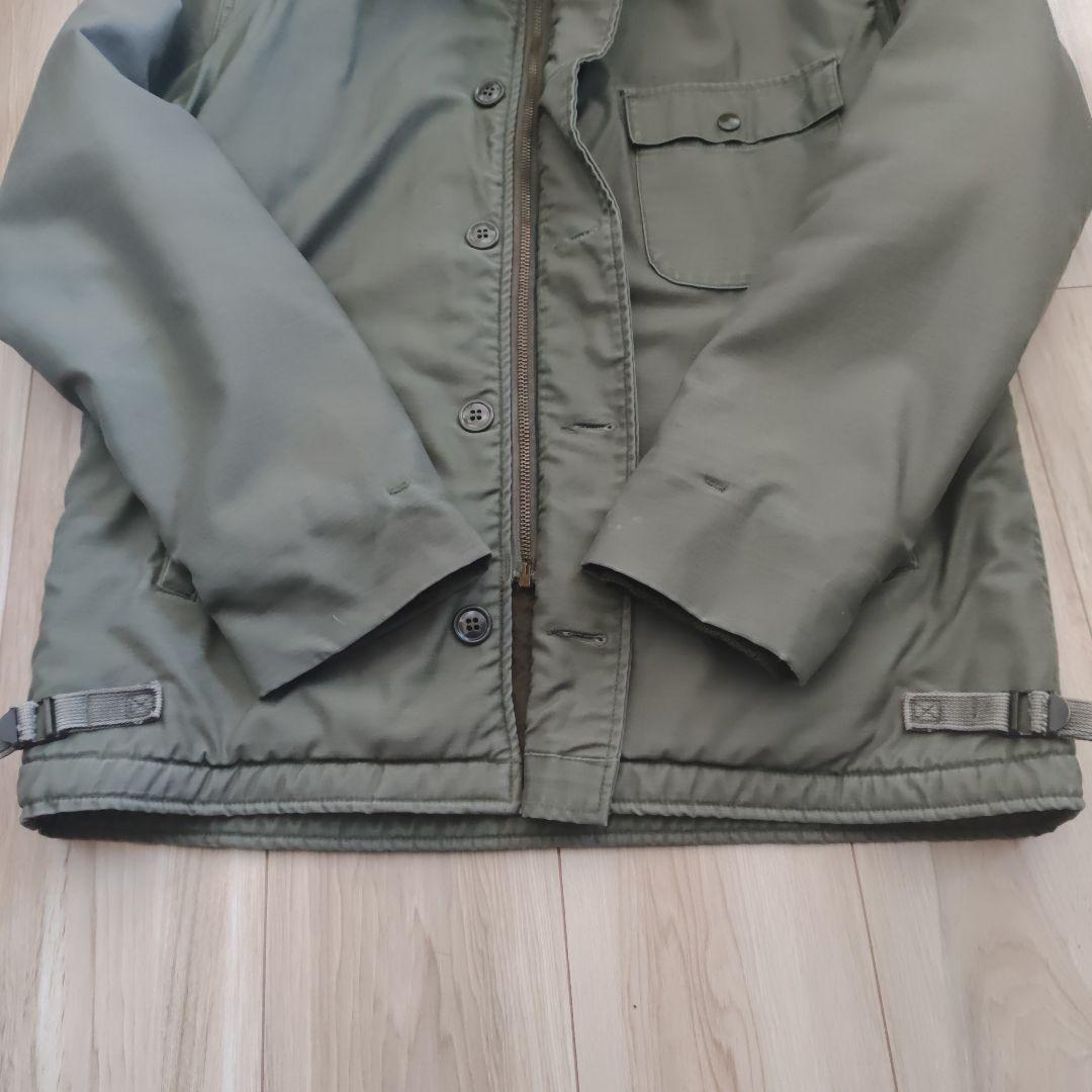 ミリタリージャケット　ヴィンテージ　　A-2 デッキジャケット 実物　タグなし