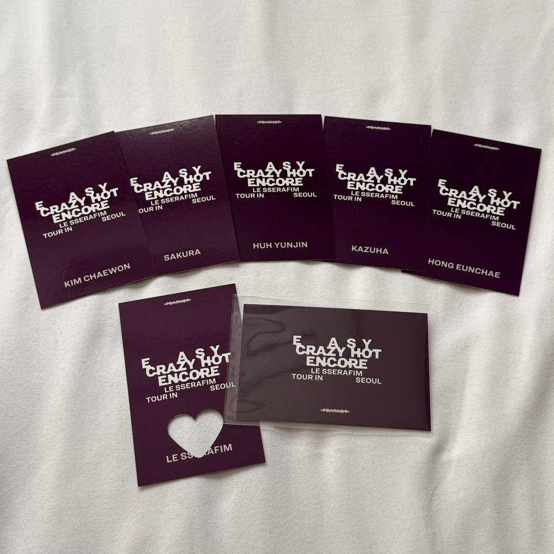 ルセラフィム ソウルコン ラッキーカード メンバーシップ特典 トレカ