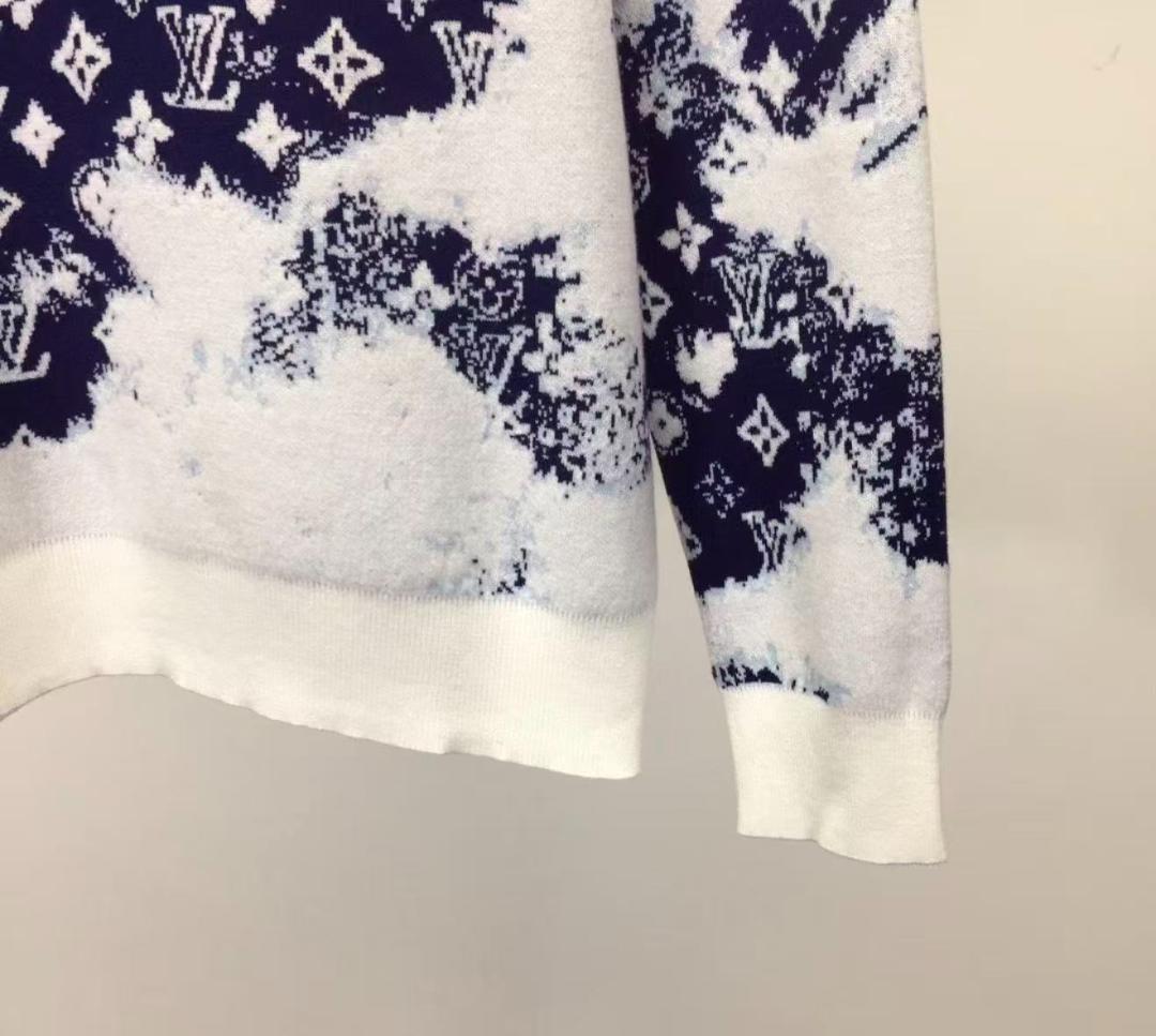 極美品 Louis☆ Vuitton ロゴプリントニット~~