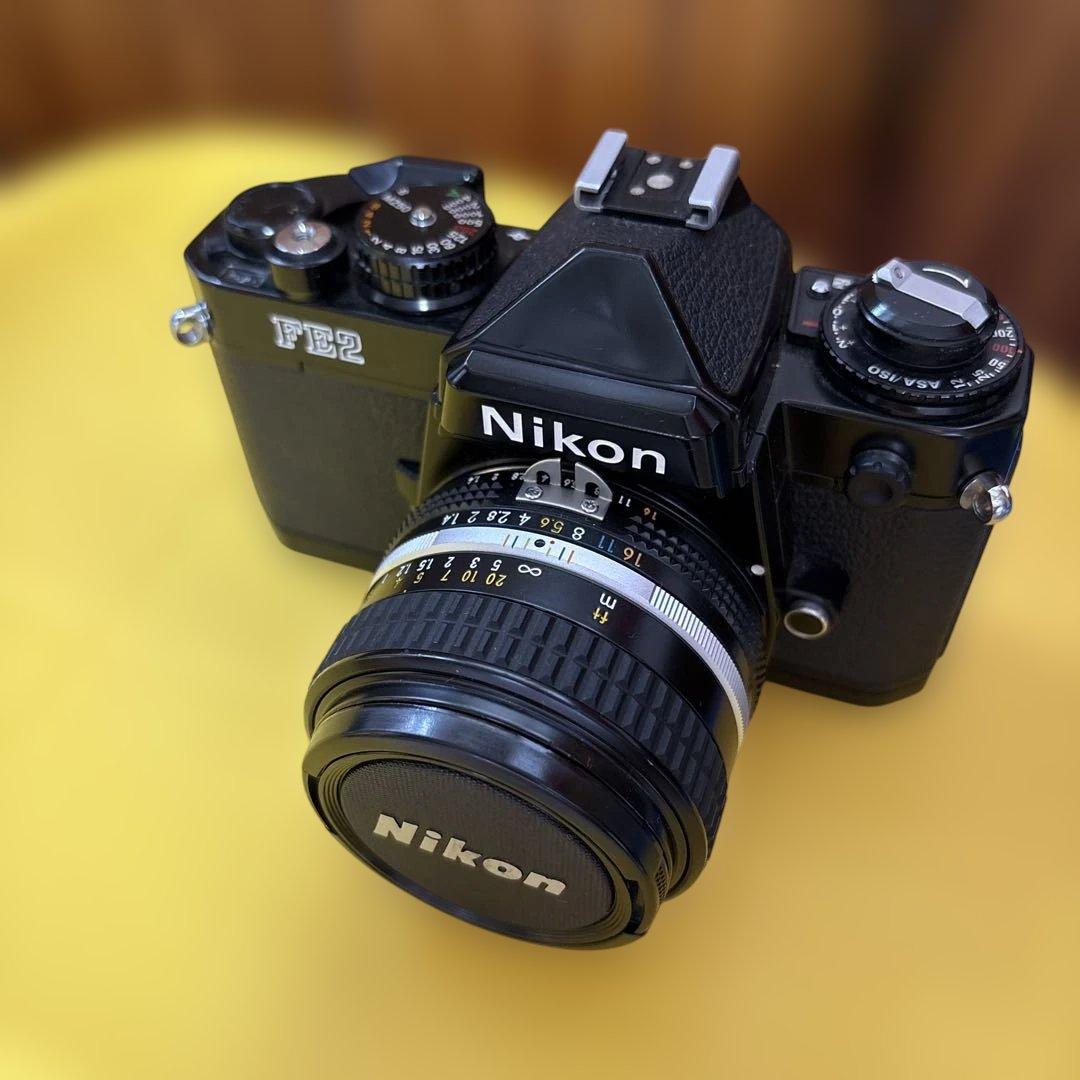 【完動美品】　nikon fe2 nikkor 50mm f1.4 カメラ