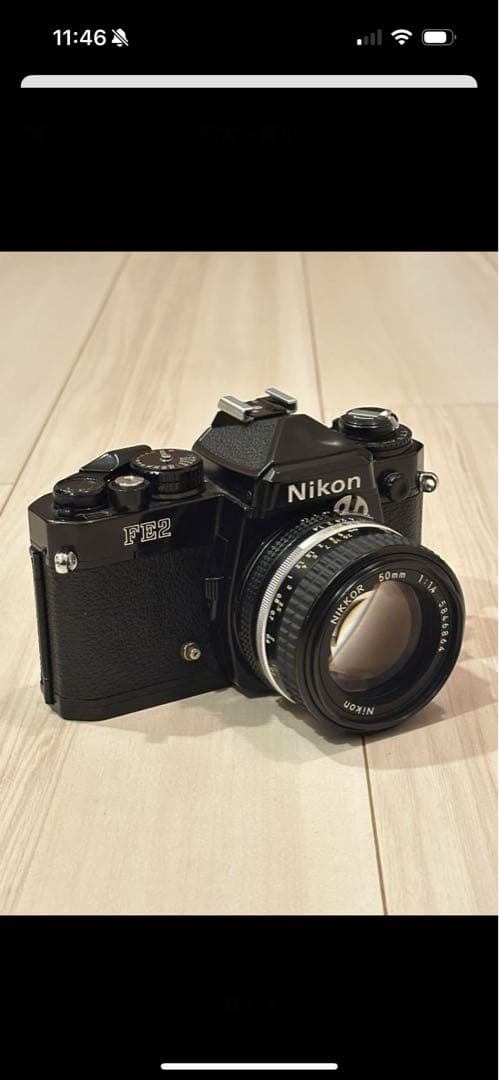 【完動美品】　nikon fe2 nikkor 50mm f1.4 カメラ