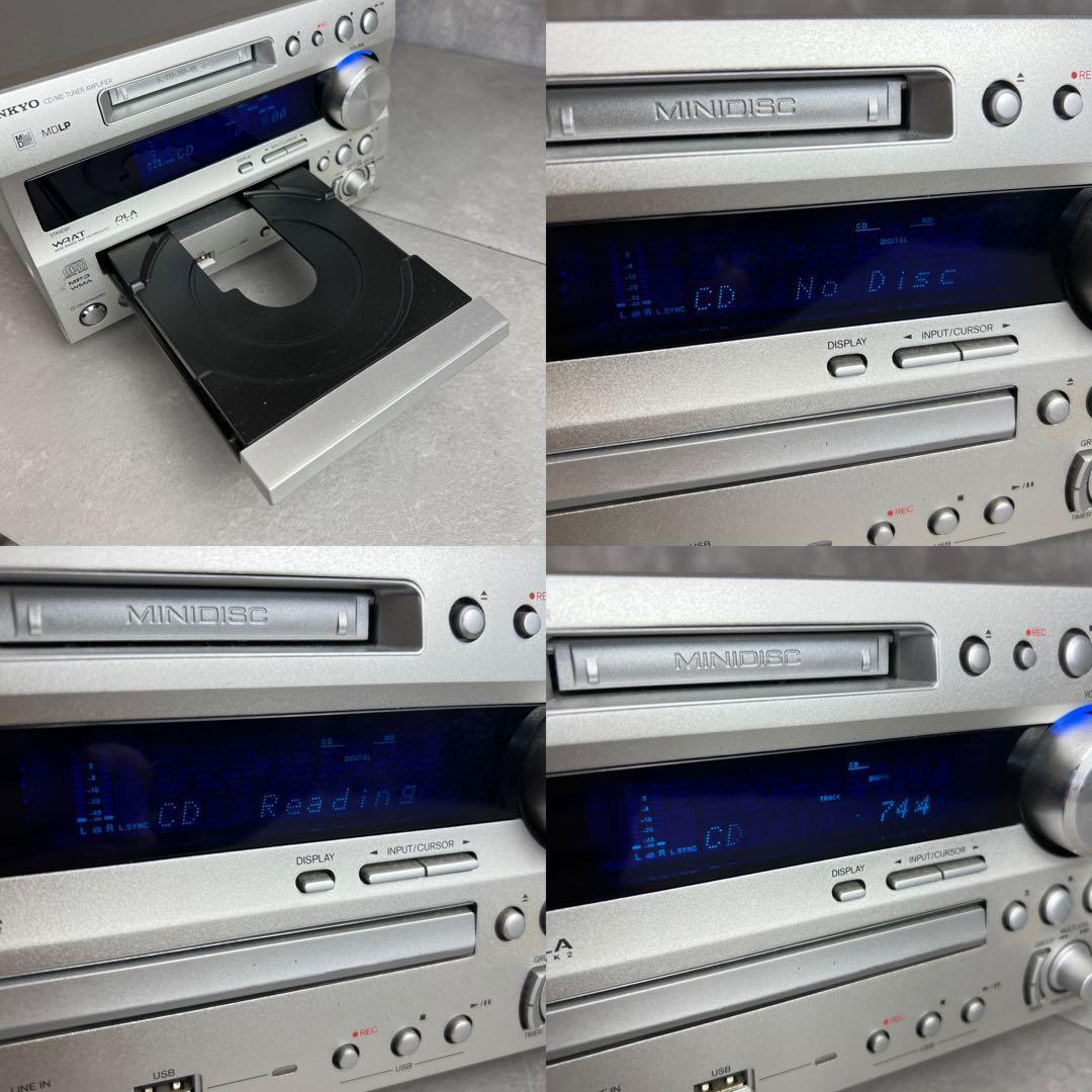 ONKYO　X-N9FX　チューナー　スピーカー　CD　MD　リモコン