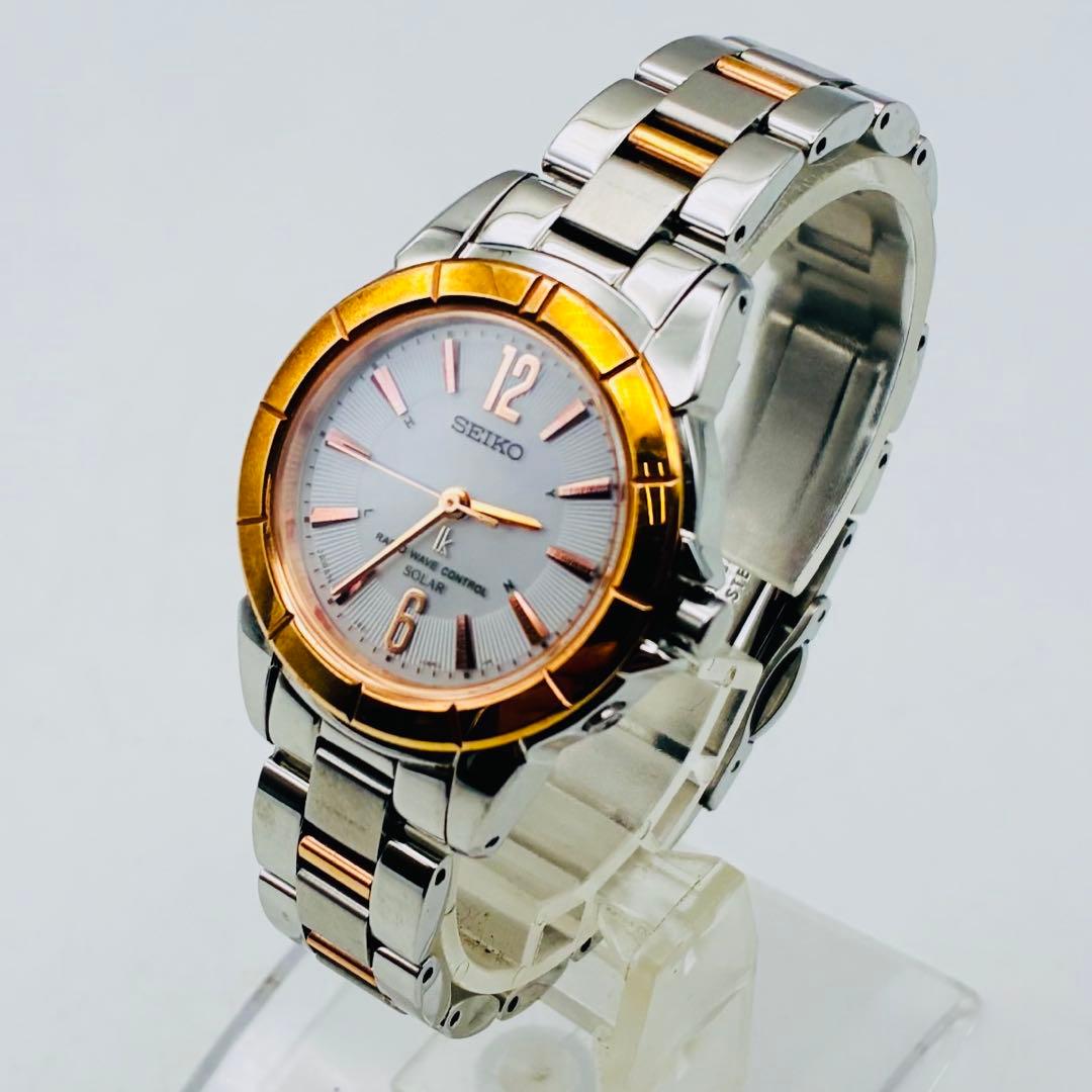 SEIKO LK ルキア 電波 ソーラー 腕時計 時計 シルバー ゴールド