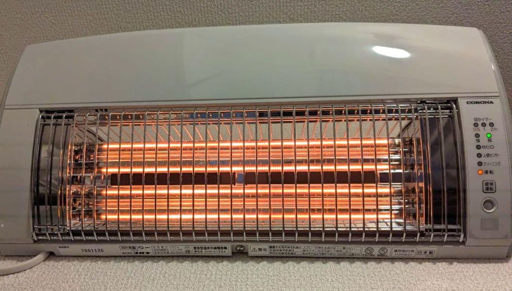 コロナ　壁掛けヒーター　ウォールヒート　壁掛型遠赤外線暖房機 CHK-C126A