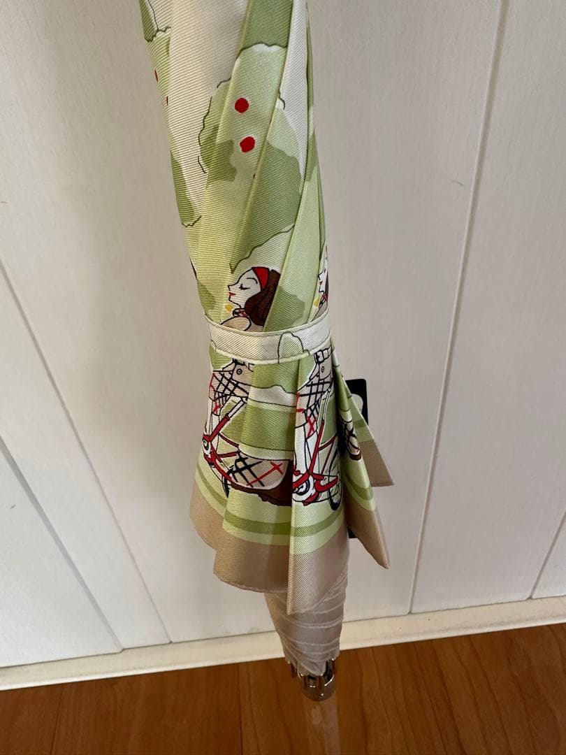 美品 希少 BURBERRY/バーバリー 傘 犬の散歩&サイクリング