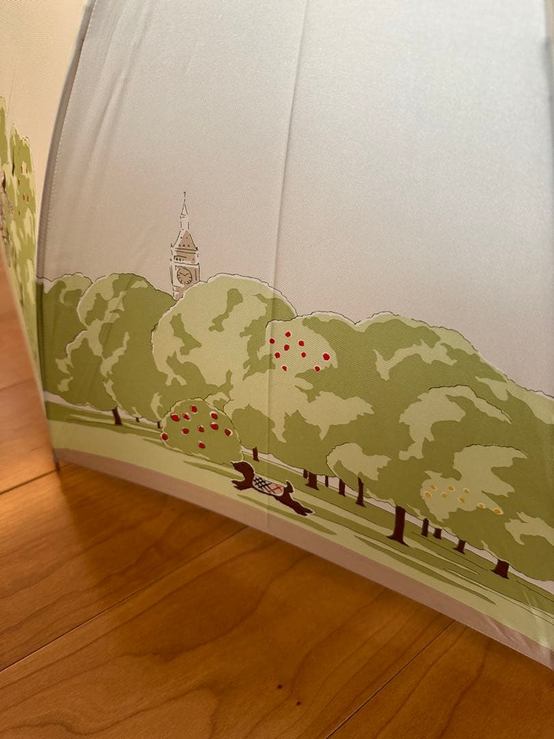 美品 希少 BURBERRY/バーバリー 傘 犬の散歩&サイクリング