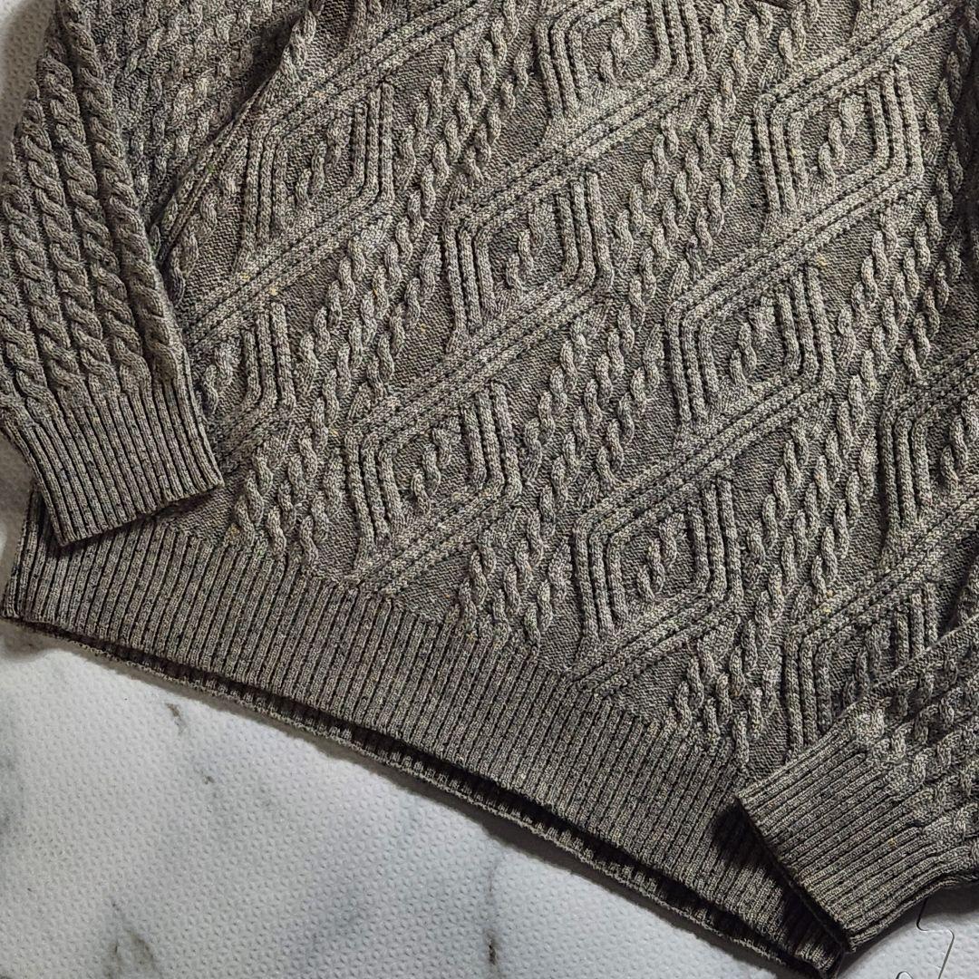 最高級総カシミヤ✨ブリオーニ ニット セーター ケーブル ミックス編み