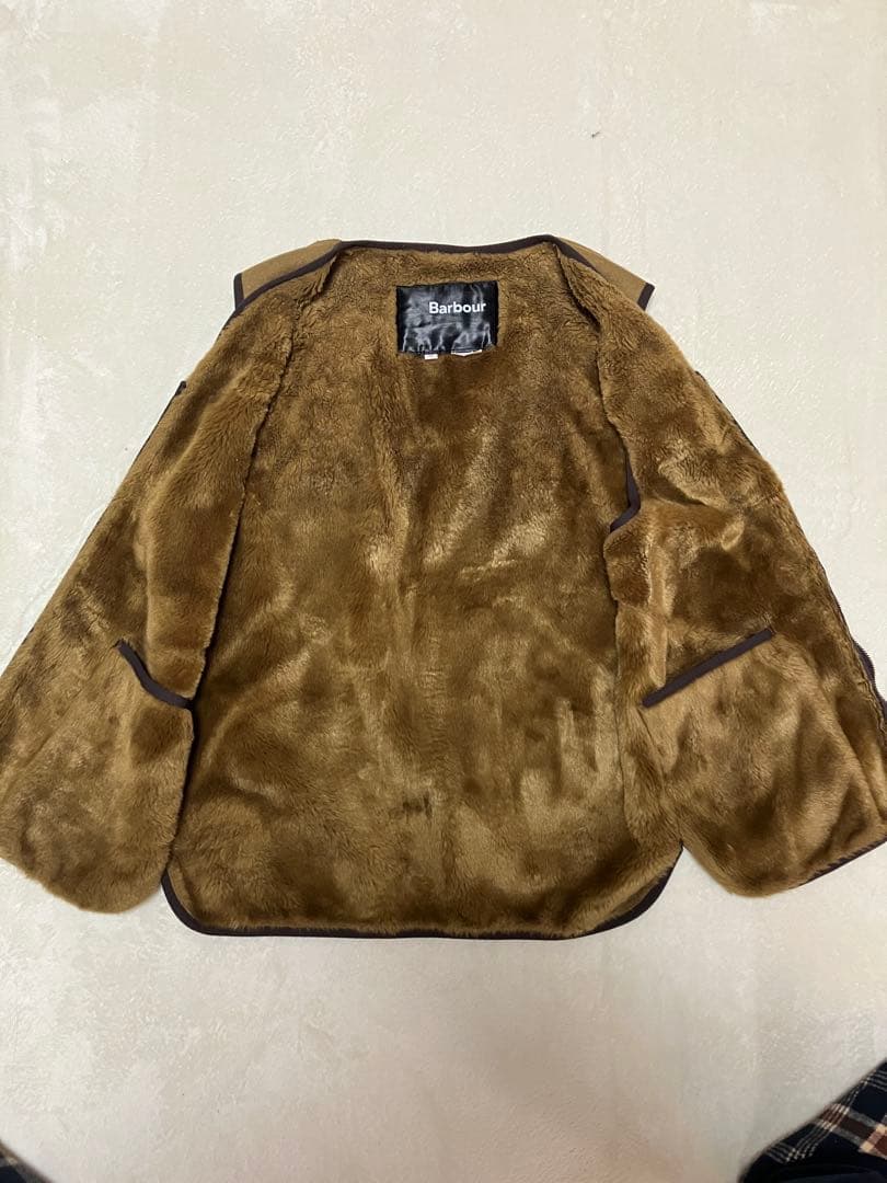 Barbour ブラウン ベスト サイズ38