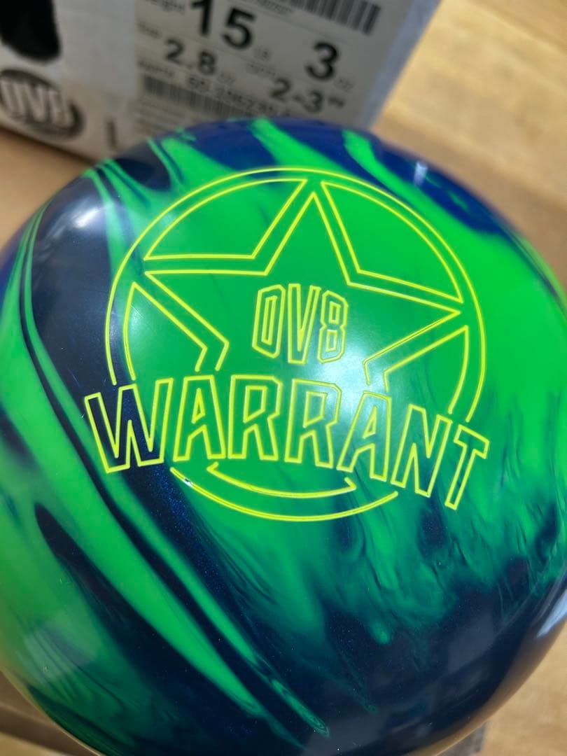 【新品】15ポンド　DV8 Warrant Hybrid ボウリングボール