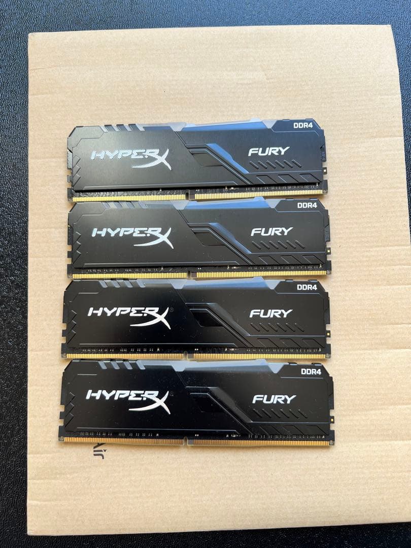 Kingston DDR4 16GB（2400MHz）×4枚セット（計64GB）