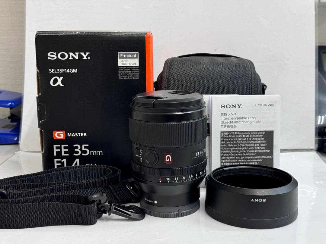 ソニー　SEL35F14GM GMASTER レンズ　35mm 単焦点