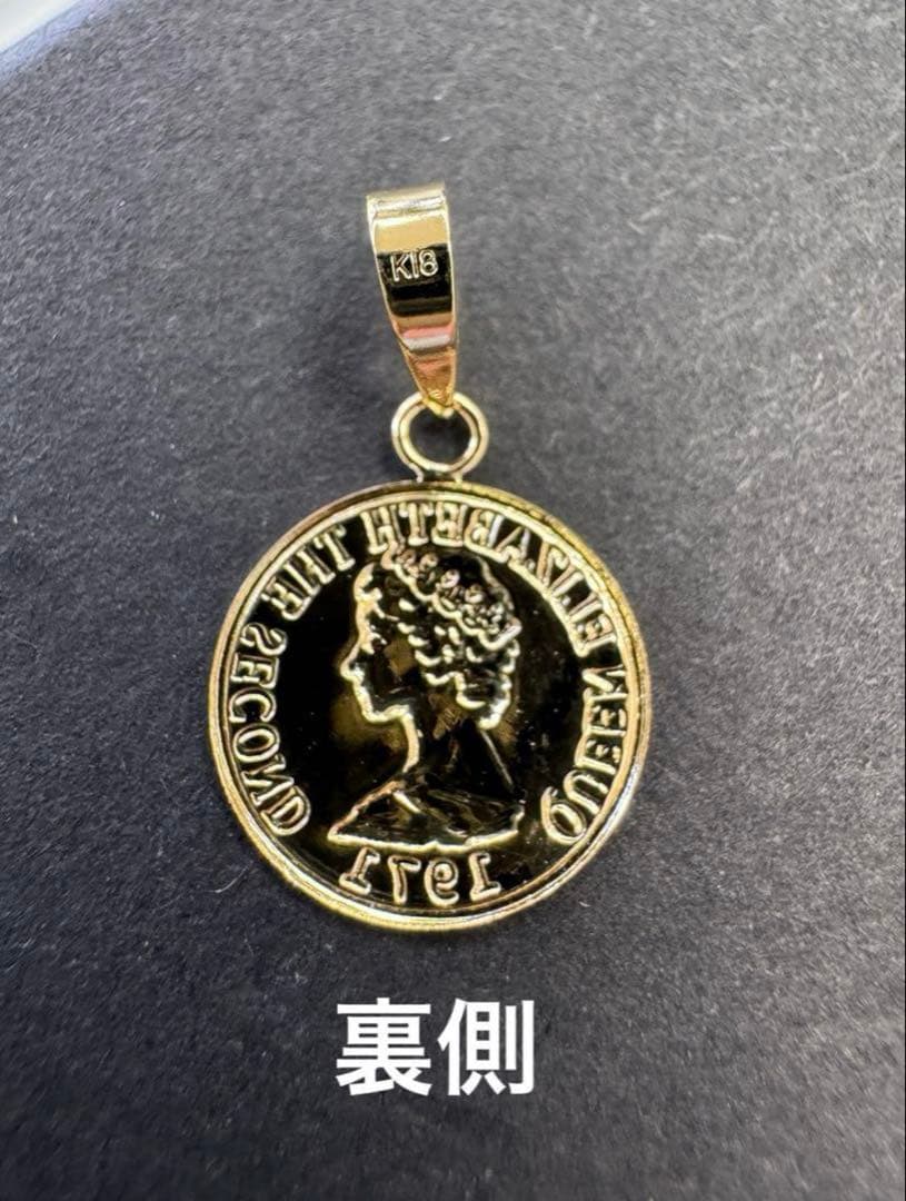 再入荷★K18 ペンダント 【10ミリ】 18金  バチカン大きめ