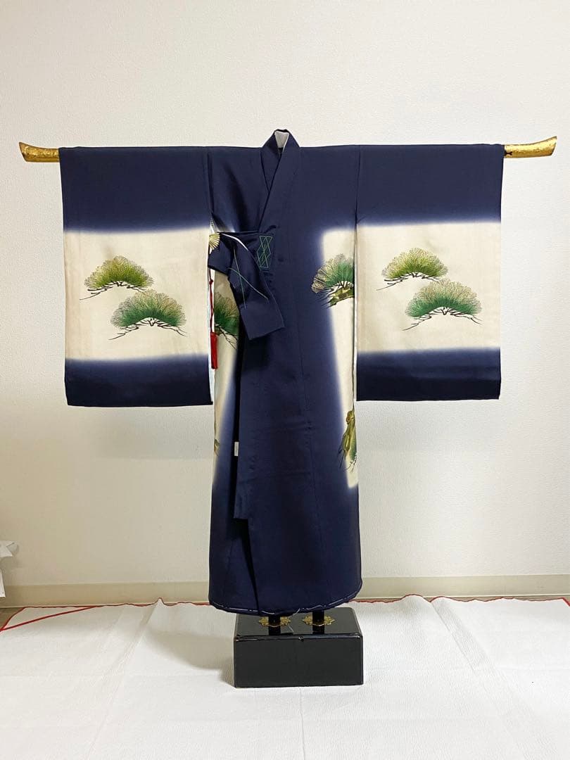 【新品未使用】男の子お宮参り着物+帽子セット