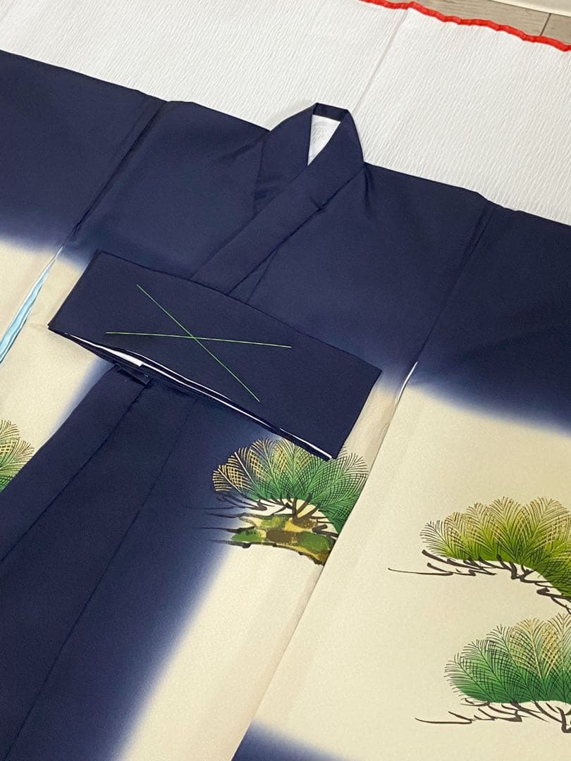 【新品未使用】男の子お宮参り着物+帽子セット