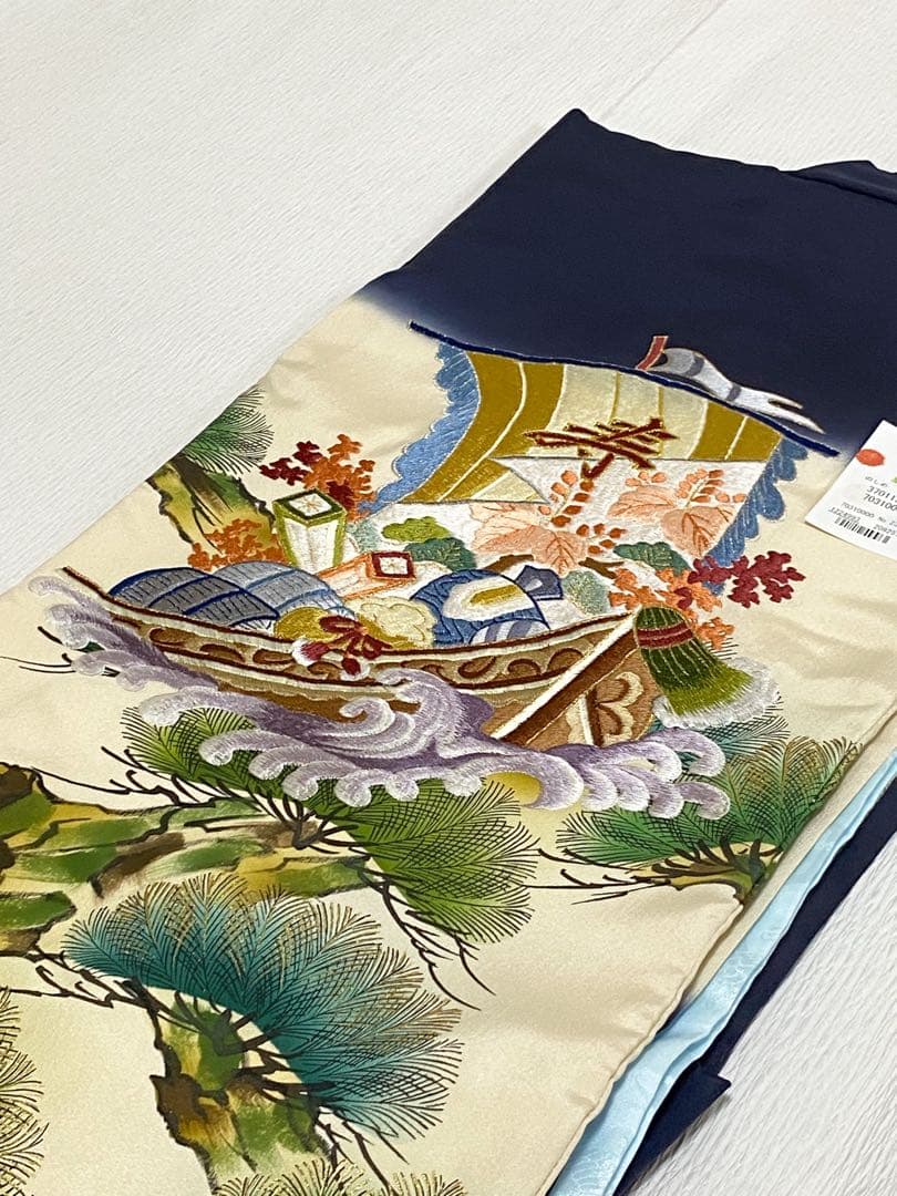 【新品未使用】男の子お宮参り着物+帽子セット