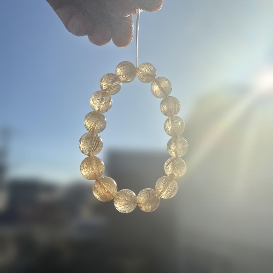 苑*様 ルチルクォーツ天然石ブレスレット