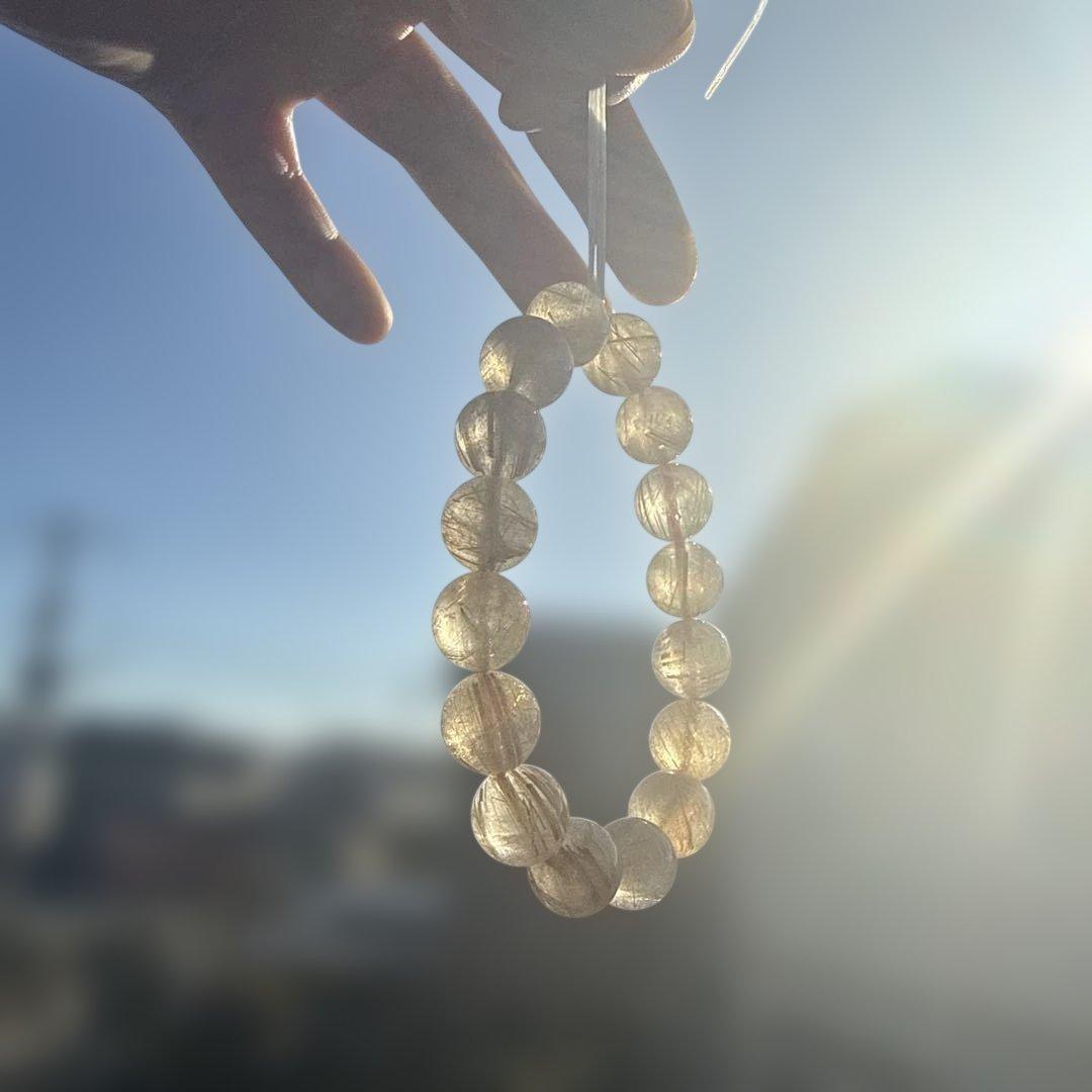 苑*様 ルチルクォーツ天然石ブレスレット