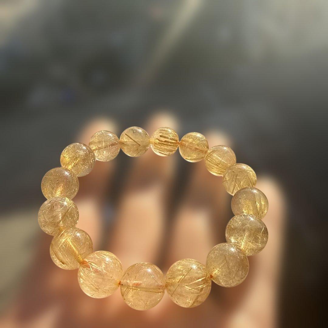 苑*様 ルチルクォーツ天然石ブレスレット
